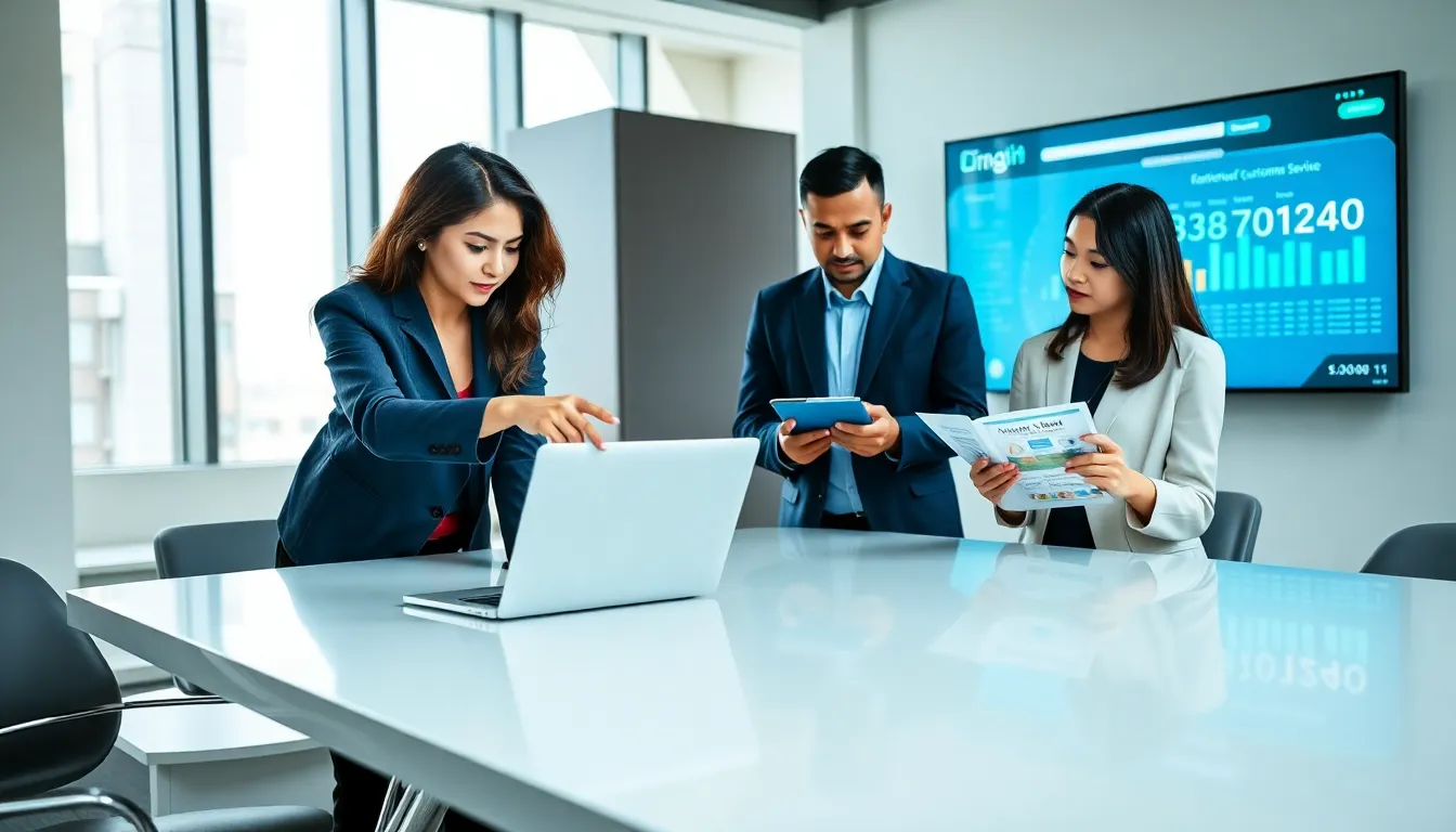 team discussing the significance of the number 8338702240 in a modern office.